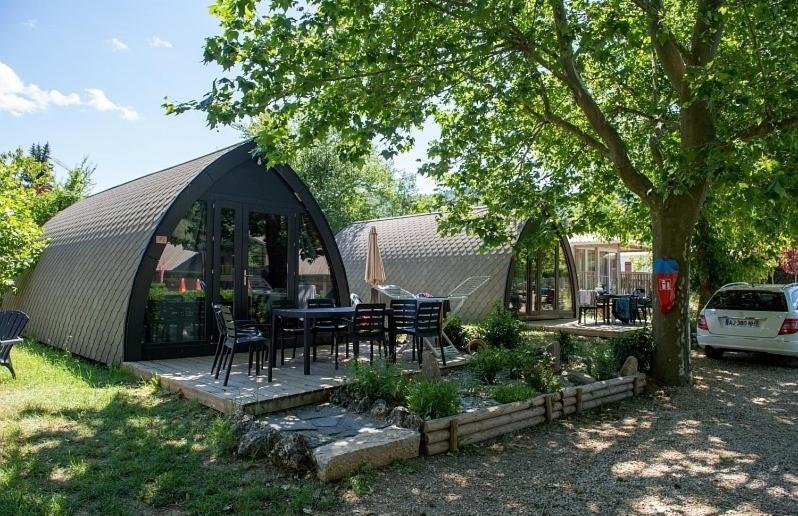 Camping Le Pre Morjal Ispagnac Buitenkant foto