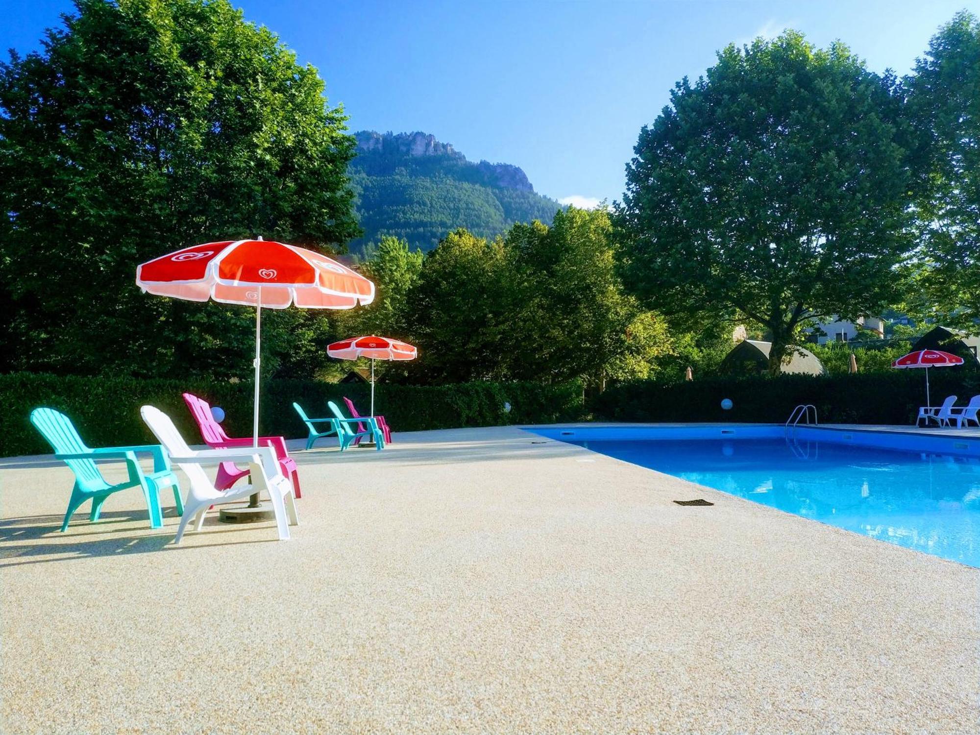 Camping Le Pre Morjal Ispagnac Buitenkant foto