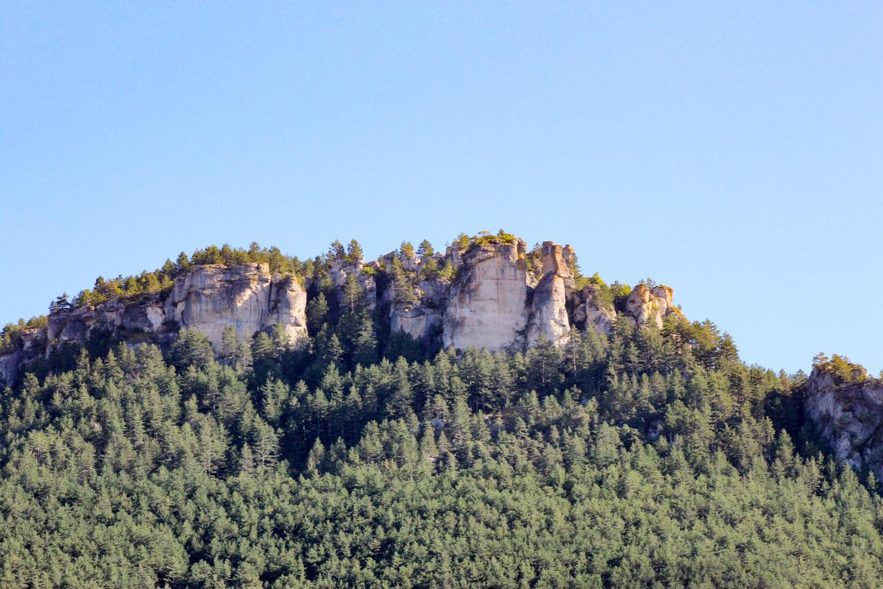 Camping Le Pre Morjal Ispagnac Buitenkant foto
